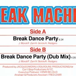 画像2: BREAK MACHINE / BREAK DANCE PARTY (伊原盤/12"MIX) [◎中古レア盤◎貴重！滅多に無い美品！別タイプのイタリア版ジャケ！]