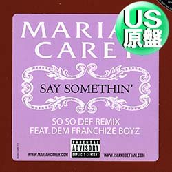 画像1: MARIAH CAREY / SAY SOMETHING (米原盤/REMIX) [◎中古レア盤◎お宝！少量生産のDEF JAMジャケ版！歌い直しMIX！]