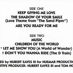 画像2: D TRAIN / いそしぎ (LP原盤/全8曲) [◎中古レア盤◎お宝！美品盤！本物の原盤！N.Y.ダンクラ名盤！]