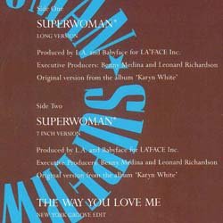 画像2: KARYN WHITE / SUPERWOMAN (英原盤/12"MIX) [◎中古レア盤◎激レア！ジャケ付原盤！英国のみ！ロングMIX！]