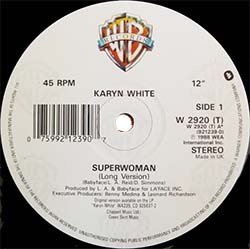 画像3: KARYN WHITE / SUPERWOMAN (英原盤/12"MIX) [◎中古レア盤◎激レア！ジャケ付原盤！英国のみ！ロングMIX！]