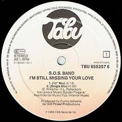 画像3: S.O.S. BAND / I'M STILL MISSING YOUR LOVE (和蘭原盤/12"MIX) [◎中古レア盤◎お宝A級品！貴重オランダ版ジャケ！SOS流NJS！]