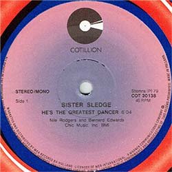 画像2: SISTER SLEDGE / HE'S THE GREATEST DANCER & WE ARE FAMILY (和蘭原盤/全2曲) [◎中古レア盤◎激レア！オランダ原盤！豪華2曲！]