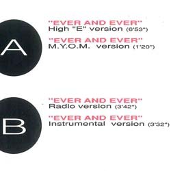 画像2: VENICE / EVER AND EVER (伊原盤/HIGH "E"MIX) [◎中古レア盤◎激レア！初回ジャケ原盤！イタリアのみ！]