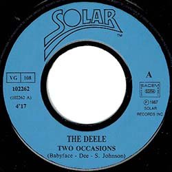 画像3: THE DEELE / TWO OCCASIONS (7インチ) [◎中古レア盤◎激レア！奇跡の美品！別ジャケのフランス版7"！インスト入り！]