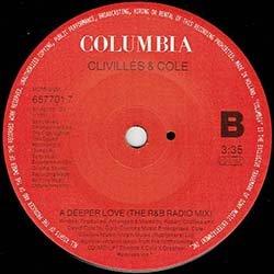 画像3: CLIVILLES & COLE / A DEEPER LOVE (別MIX/7インチMIX) [◎中古レア盤◎お宝！和蘭版ジャケ7"MIX！跳ねてる別MIX！]