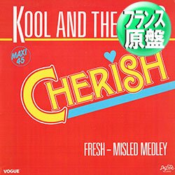 画像1: KOOL & THE GANG / CHERISH + FRESHメドレー (仏原盤/12"MIX) [◎中古レア盤◎お宝！フランス版ジャケ！波の音MIX！]