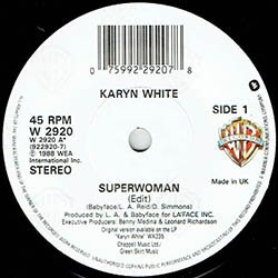 画像4: KARYN WHITE / SUPERWOMAN & THE WAY YOU LOVE ME (7インチMIX) [◎中古レア盤◎お宝！英国版ジャケ&別内容！7"MIX！]