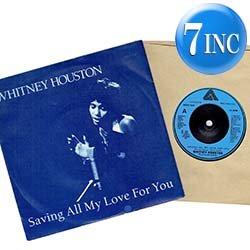 画像1: WHITNEY HOUSTON / SAVING ALL MY LOVE FOR YOU (7インチ) [◎中古レア盤◎お宝！別ジャケ英国版！両面名バラード！］