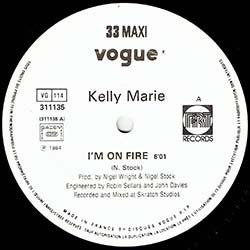 画像3: KELLY MARIE / I'M ON FIRE (仏原盤/12"MIX) [◎中古レア盤◎鬼レア！シュリンク付！フランス版ジャケ！最強ハイエナジー！]