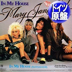 画像1: MARY JANE GIRLS / IN MY HOUSE (独原盤/12"MIX) [◎中古レア盤◎激レア！マニア品！ドイツ版ジャケ！Hi-NRG鉄板！]