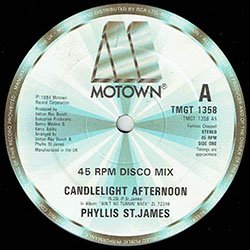 画像2: PHYLLIS ST.JAMES / CANDLELIGHT AFTERNOON (英原盤/12"MIX) [◎中古レア盤◎激レア！英国版タイトルジャケ！超ロングMIX！]