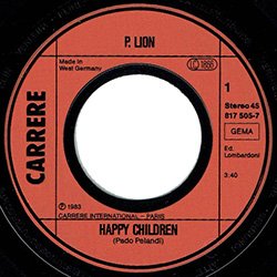 画像2: P. LION / HAPPY CHILDREN (7インチMIX) [◎中古レア盤◎お宝！ドイツ版ジャケ！7"MIX & インスト入り！]