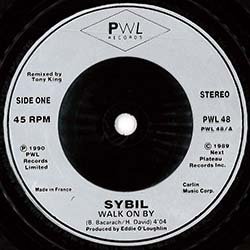 画像3: SYBIL / WALK ON BY (7インチ) [◎中古レア盤◎お宝！美A級品！英国ジャケ7"！未発表曲入り！]