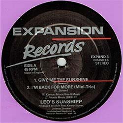 画像2: LEO'S SUNSHIPP / I'M BACK FOR MORE & GIVE ME THE SUNSHINE (英原盤/全2曲) [◎中古レア盤◎激レア！コレは原盤！インスト入り！]