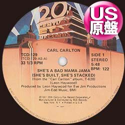 画像1: CARL CARLTON / SHE'S A BAD MAMA JAMA (米原盤/12"MIX) [◎中古レア盤◎お宝！本物の原盤！80's名盤！]