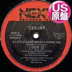 画像1: CEEJAY / A LITTLE LOVE (米原盤/ヨーロピアンMIX) [◎中古レア盤◎お宝！本物のUS原盤！ロングMIX + 7"MIX！]