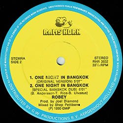 画像3: ROBEY / ONE NIGHT IN BANGKOK (和蘭原盤/90年MIX) [◎中古レア盤◎激レア！超希少音源！オランダのみ！1990年REMIX！]