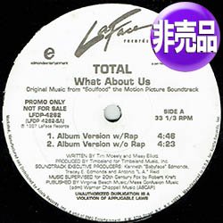 画像1: TOTAL / WHAT ABOUT US (USプロモ/5VER) [◎中古レア盤◎お宝！映画サントラ！哀愁JAZZYダンサー！]