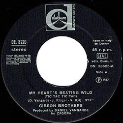 画像3: GIBSON BROTHERS / MY HEART'S BEATING WILD (7インチMIX) [◎中古レア盤◎お宝！イタリア版ジャケ7"MIX！]