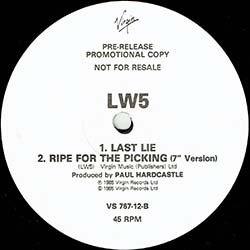 画像2: LW5 / RIPE FOR THE PICKING (英プロモ/REMIX) [◎中古レア盤◎激レア！極上ミッドダンクラ！隠れ最高峰の1つ！]