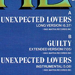 画像2: LIME / UNEXPECTED LOVERS & GUILTY (英原盤/全2曲) [◎中古レア盤◎お宝！ジャケ付原盤！豪華カップリング！]