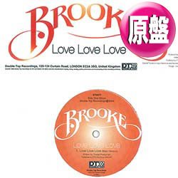 画像1: BROOKE / LOVE LOVE LOVE (原盤/3VER) [◎中古レア盤◎お宝！少量生産！日本企画のみ！サーフカバー！]