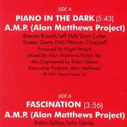 画像2: A.M.P. / PIANO IN THE DARK (12"MIX/全2曲) [■廃盤■激レア！少量生産ジャケ付！哀愁グランドビートカバー！]