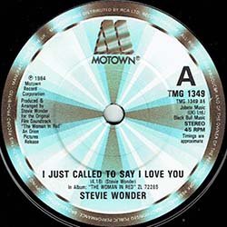 画像3: STEVIE WONDER / I JUST CALLED TO SAY I LOVE YOU (7インチMIX) [◎中古レア盤◎お宝！英国版ジャケ！7"MIX+インスト！]