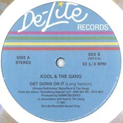 画像2: KOOL & THE GANG / SUMMER MADNESS & GET DOWN ON IT (全2曲) [■廃盤■お宝！極少量生産！1面使用版！豪華2曲！]