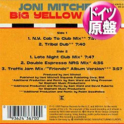 画像1: JONI MITCHELL / BIG YELLOW TAXI (独原盤/TRAFFIC JAM MIX) [◎中古レア盤◎鬼レア！幻の別MIX！ドイツのみ！TVフレンズ版！]