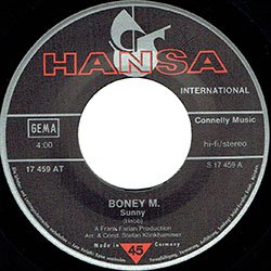 画像2: BONEY M / SUNNY (7インチ) [◎中古レア盤◎お宝！ドイツ版ジャケ7"！爽快フリーソウル！BOBBY HEBBカバー！]