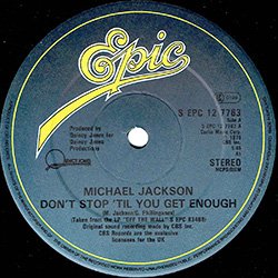 画像3: MICHAEL JACKSON / I CAN'T HELP IT (英原盤/全2曲) [◎中古レア盤◎激レア！EPICジャケ原盤！豪華2曲！]