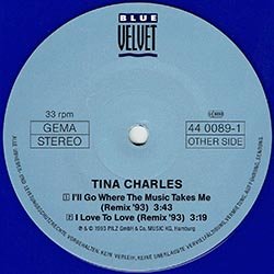 画像3: TINA CHARLES / I LOVE TO LOVE (独原盤/93年MIX) [◎中古レア盤◎激レア！93年別MIX！超少量生産！青色レコード！ドイツのみ！]