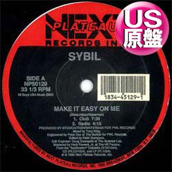 画像1: SYBIL / MAKE IT EASY ON ME (米原盤/2VER) [◎中古レア盤◎激レア！本物のUS原盤！90年代初期美メロ名曲！]