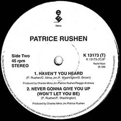 画像2: PATRICE RUSHEN / FORGET ME NOTS + 2曲 (12"MIX/全3曲) [◎中古レア盤◎お宝！豪華3曲版！「HAVEN'T YOU HEARD」入り！]