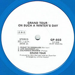 画像4: GRAND TOUR / 夢のカリフォルニア (カラーLP原盤/全6曲) [◎中古レア盤◎お宝！青色レコード！貴重な「帯付の白ラベル版LP」！]