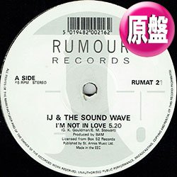 画像1: IJ & THE SOUND WAVE / I'M NOT IN LOVE (原盤/全2曲) [◎中古レア盤◎お宝！コレは原盤！踊れる10ccカバー！]
