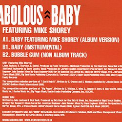 画像2: FABOLOUS / BABY (欧州原盤/全2曲) [◎中古レア盤◎お宝！ジャケ付！マイケル「I CAN'T HELP IT」使い！]