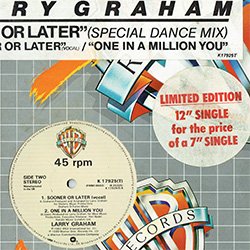 画像2: LARRY GRAHAM / SOONER OR LATER (英原盤/12"MIX) [◎中古レア盤◎激レア！初回ステッカー付原盤！英国のみ！インスト入り！]