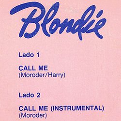 画像2: BLONDIE / CALL ME (7インチ) [◎中古レア盤◎お宝！桃色ジャケ！珍しいポルトガル版7"！インスト入り！]