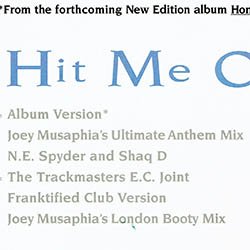 画像2: NEW EDITION / HIT ME OFF (英原盤/REMIX) [◎中古レア盤◎お宝！内容違いの英国版！BOB JAMES使い！別REMIX！]