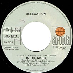 画像3: DELEGATION / IN THE NIGHT & I WANTCHA BACK (7インチ) [◎中古レア盤◎お宝！美A級品！イタリア版ジャケ7"！豪華2曲！]