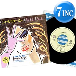画像1: CHAKA KHAN / フィール・フォー・ユー (7インチMIX) [◎中古レア盤◎お宝！美A級品！日本版ジャケ7"MIX！プリンス！]