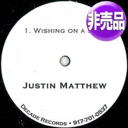 画像1: JUSTIN MATTHEW / WISHING ON A STAR (USプロモ/3VER) [◎中古レア盤◎お宝！美品！プロモオンリー原盤！レア音源！絶品カバー！]