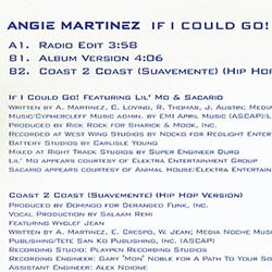 画像2: ANGIE MARTINEZ / IF I COULD GO ! (欧州原盤/全2曲) [◎中古レア盤◎お宝！珍しい別ジャケ！LIL MOのアレ！]
