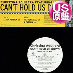 画像1: CHRISTINA AGUILERA / CAN'T HOLD US DOWN (米原盤/3VER) [◎中古レア盤◎お宝！コレは原盤！LIL KIM参加！ヒット曲！]
