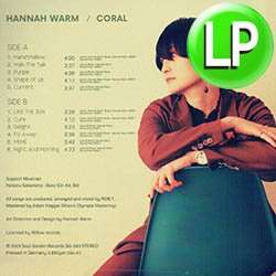 画像1: HANNAH WARM / CORAL (LP/全11曲) [■LP■最新アルバムがLPで！シティポップ！ジャパニーズR&B！]