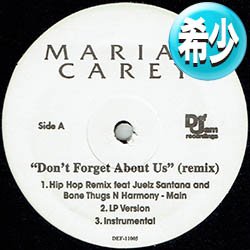 画像1: MARIAH CAREY / DON'T FORGET ABOUT US (全3曲) [◎中古レア盤◎お宝！少量生産！好内容！3曲入り版！]