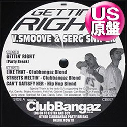 画像1: V.SMOOVE / GETTIN' RIGHT (米原盤/全4曲) [◎中古レア盤◎お宝！即戦力！PARTYブレイクス！J-LO！マライア！]